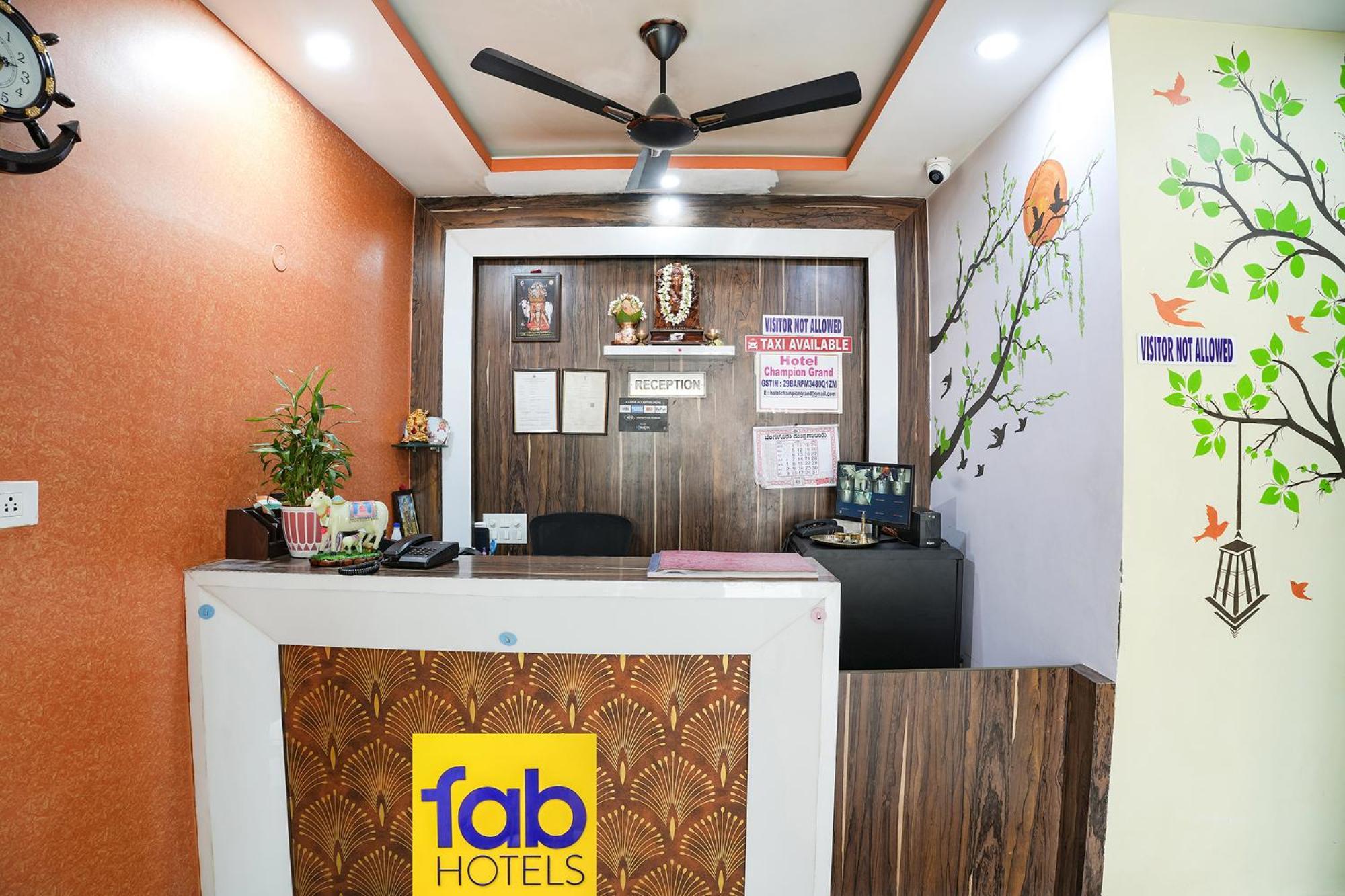 Fabhotel Champion Grand - Nr Fortis Hospital, Nagarbhavi Jālahalli Exterior foto